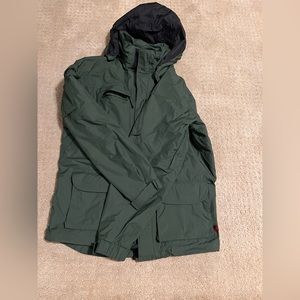 Woolrich green jacket Sz M
